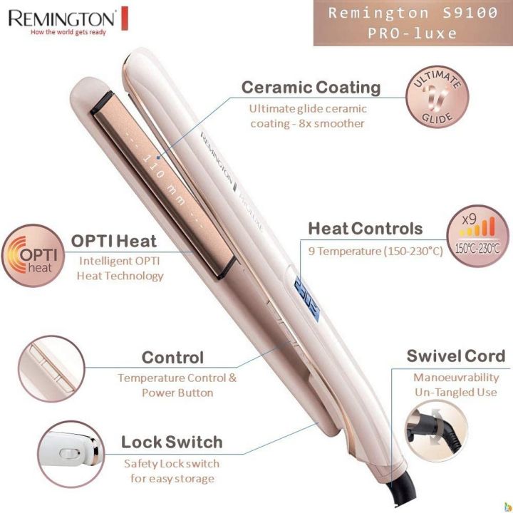 Remington Pro Luxe Hair Straightner